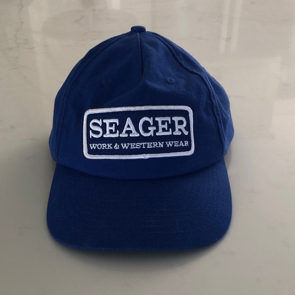 Seager Blue Work & Western Wear Cap